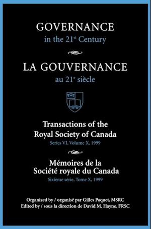 Governance in the 21st Century / Gouvernance Au 21e Siecle