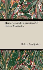 Memories And Impressions Of Helena Modjeska