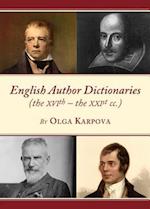 English Author Dictionaries (the Xvith Â " the Xxist CC.)