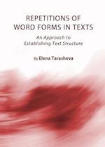 Repetitions of Word Forms in Texts