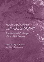 Multi-Disciplinary Lexicography