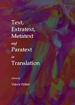 Text, Extratext, Metatext and Paratext in Translation