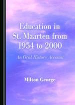 Education in St. Maarten from 1954 to 2000
