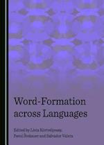 Word-Formation Across Languages