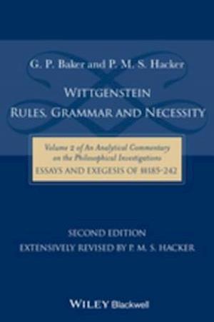 Wittgenstein: Rules, Grammar and Necessity