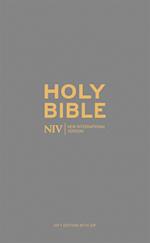 NIV Pocket Charcoal Soft-tone Bible with Zip