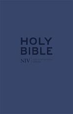 NIV Tiny Navy Soft-tone Bible with Zip