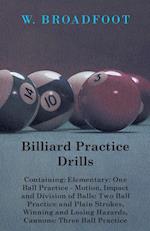 Billiard Practice Drills - Containing