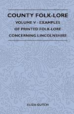 County Folk-Lore - Volume V - Examples of Printed Folk-Lore Concerning Lincolnshire