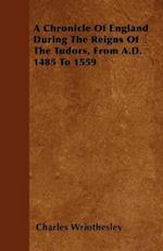 A Chronicle Of England During The Reigns Of The Tudors, From A.D. 1485 To 1559