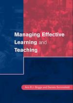 Managing Effective Learning and Teaching