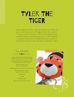 Tyler the Tiger Soft Toy Pattern