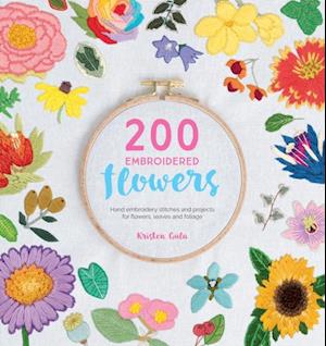 200 Embroidered Flowers