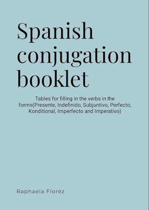 Spanish conjugation booklet