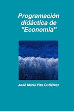 Programación didáctica de "Economía"