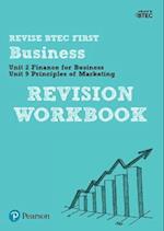 Pearson REVISE BTEC First in Business Revision Workbook - 2023 and 2024 exams and assessments