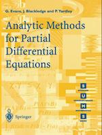 Analytic Methods for Partial Differential Equations