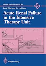 Acute Renal Failure in the Intensive Therapy Unit