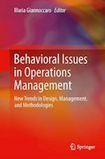 Behavioral Issues in Operations Management