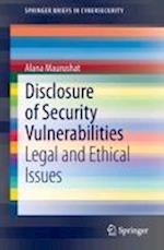 Disclosure of Security Vulnerabilities