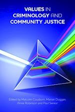 Values in Criminology and Community Justice