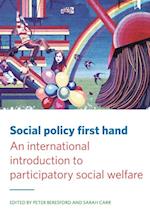 Social Policy First Hand