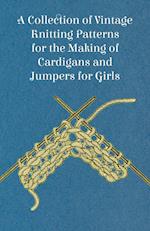 A Collection of Vintage Knitting Patterns for the Making of Cardigans and Jumpers for Girls