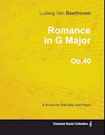 Romance in G Major - A Score for Cello and Piano Op.40 (1801)