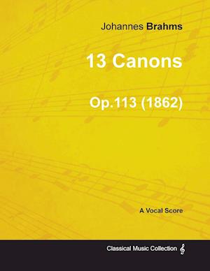 13 Canons - A Vocal Score Op.113 (1862)