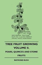 Tree Fruit Growing - Volume II. - Pears, Quinces and Stone Fruits