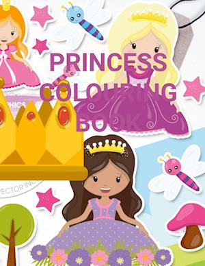 PRINCESS COLOURING PAGES for KIDS