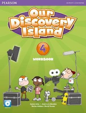 Our Discovery Island American Edition Workbook with Audio CD 4 Pack