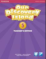 Our Discovery Island American Edition Teachers Book with Audio CD 5 Pack