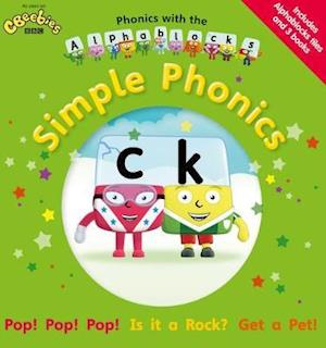 Phonics with the Alphablocks: Simple Phonics for children age 3-5 (Pack of 3 reading books, Alphablocks tiles and Parent Guide)
