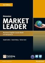 Market Leader 3rd Edition Elementary Coursebook with DVD-ROM and MyEnglishLab Student online access code Pack
