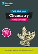 Pearson REVISE OCR AS/A Level Chemistry Revision Guide inc online edition - 2023 and 2024 exams