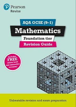 Pearson REVISE AQA GCSE Maths Foundation Revision Guide inc online edition and quizzes - 2023 and 2024 exams