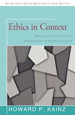 Ethics in Context