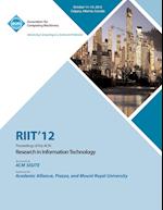 Riit 12 Proceedings of the ACM Research in Information Technology