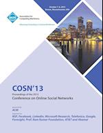 Cosn 13 Proceedings of the 2013 Conference on Online Social Networks