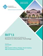 Riit 13 Proceedings of the 2nd Annual Conference on Research in Information Technology