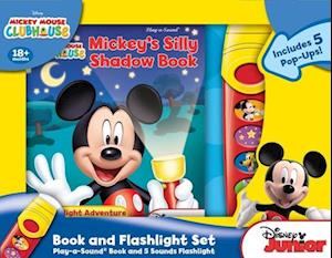 Disney Junior Mickey Mouse Clubhouse: Mickey's Silly Shadow Book and 5-Sound Flashlight Set