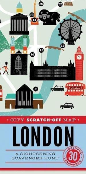 Map-City Scratch-Off Map Londo