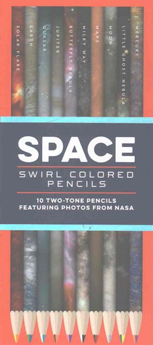 Space Swirl Colored Pencils