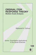 Ordinal Item Response Theory : Mokken Scale Analysis