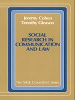 Social Research in Communication and Law