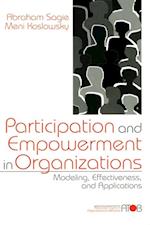 Participation and Empowerment in Organizations : Modeling, Effectiveness, and Applications