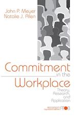 Commitment in the Workplace : Theory, Research, and Application