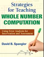 Strategies for Teaching Whole Number Computation