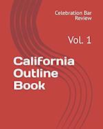 California Outline Book: Vol. 1 